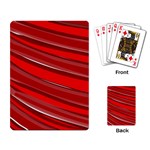 Red Stripe Playing Cards Single Design