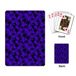 Purple Leaf Playing Cards Single Design