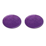 Purple Dot Cufflinks (Oval)