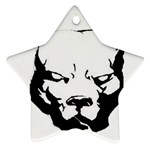 Pitbull  Ornament (Star)