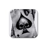Ace And Skull Rubber Coaster (Square)