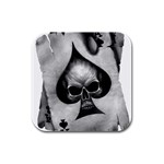 Ace And Skull Rubber Square Coaster (4 pack)