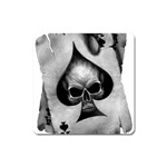 Ace And Skull Magnet (Square)
