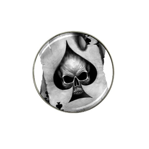 Ace And Skull Hat Clip Ball Marker from UrbanLoad.com Front