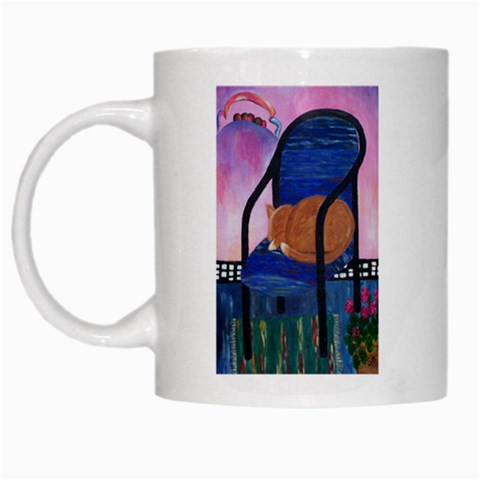 White Mug with Cat after Gauguin from UrbanLoad.com Left