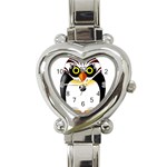 Hollowfied Penguin Heart Italian Charm Watch