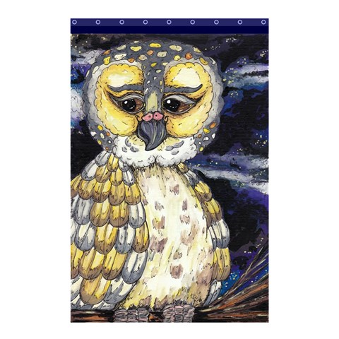 Wise Old Owl Shower Curtain 48  x 72  (Small) from UrbanLoad.com Curtain(48  X 72 ) - 42.18 x64.8  Curtain(48  X 72 )