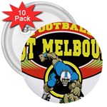West Melbourne 3  Button (10 pack)