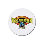 West Melbourne Rubber Round Coaster (4 pack)