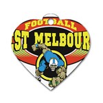 West Melbourne Dog Tag Heart (Two Sides)