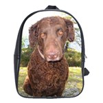 Curly Coated Retriever Dog School Bag (Large)