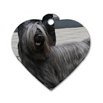 Skye Terrier Dog Dog Tag Heart (One Side)