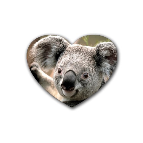 Koala Rubber Coaster (Heart) from UrbanLoad.com Front