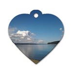Puget Sound Dog Tag Heart (One Side)