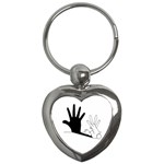Rabbit Hand Shadow Key Chain (Heart)