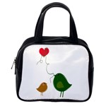 Love Birds Single-sided Satchel Handbag
