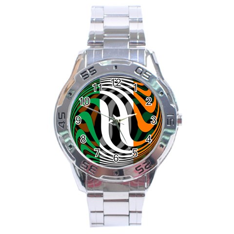 Ireland Stainless Steel Analogue Men’s Watch from UrbanLoad.com Front