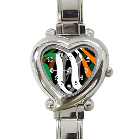 Ireland Heart Italian Charm Watch from UrbanLoad.com Front