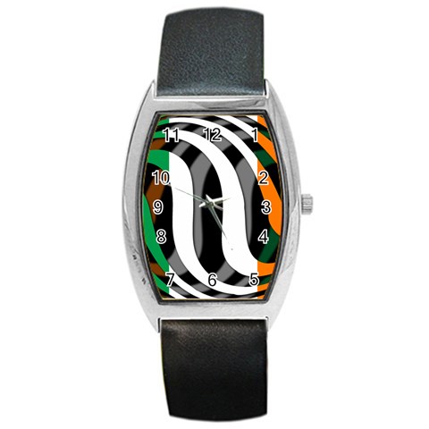 Ireland Barrel Style Metal Watch from UrbanLoad.com Front