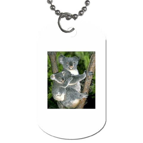 Koala2 Dog Tag (Two Sides) from UrbanLoad.com Front