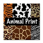 Animal Print	 Tile Coaster