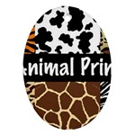 Animal Print	 Ornament (Oval)
