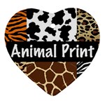 Animal Print	 Ornament (Heart)