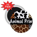Animal Print	 2.25  Magnet (10 pack)