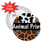 Animal Print	 2.25  Button (100 pack)