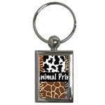 Animal Print	 Key Chain (Rectangle)
