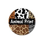 Animal Print	 Magnet 3  (Round)