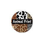 Animal Print	 Golf Ball Marker