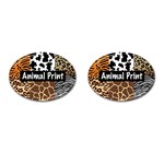 Animal Print	 Cufflinks (Oval)