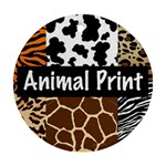 Animal Print	 Round Ornament (Two Sides)