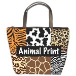 Animal Print	 Bucket Bag