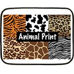 Animal Print	 Mini Fleece Blanket(Two Sides)