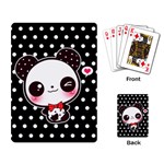Panda - black Playing Cards Single Design