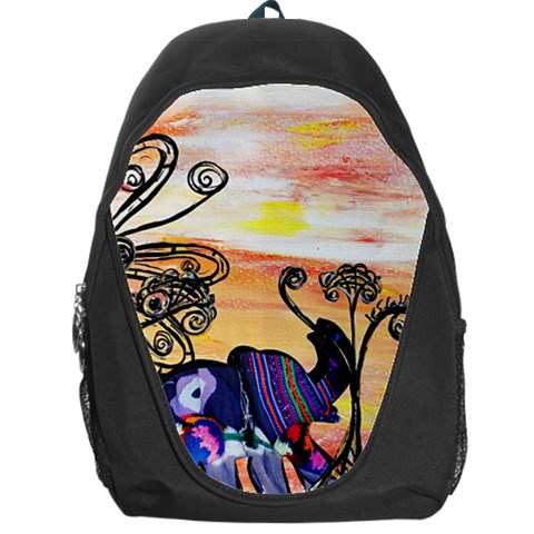 Indian Elephants Backpack Bag from UrbanLoad.com Front