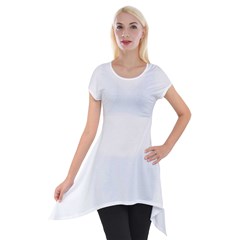 Short Sleeve Side Drop Tunic