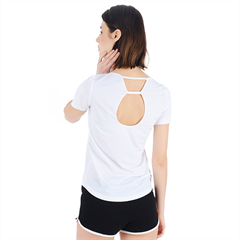 Back Circle Cutout Sports Tee