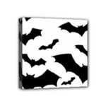 Deathrock Bats Mini Canvas 4  x 4  (Stretched)