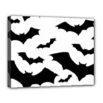 Deathrock Bats Canvas 14  x 11  (Stretched)