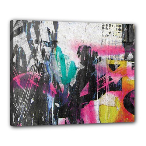 Graffiti Grunge Canvas 20  x 16  (Stretched) from UrbanLoad.com