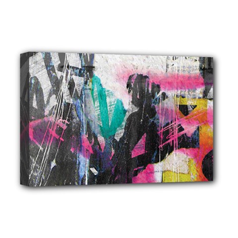 Graffiti Grunge Deluxe Canvas 18  x 12  (Stretched) from UrbanLoad.com