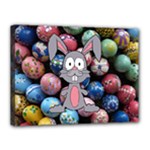 Easter Egg Bunny Treasure Canvas 16  x 12  (Framed)