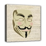 We The Anonymous People Mini Canvas 8  x 8  (Framed)