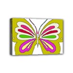 Color Butterfly  Mini Canvas 6  x 4  (Framed)