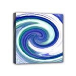 Abstract Waves Mini Canvas 4  x 4  (Framed)