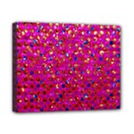 Polka Dot Sparkley Jewels 1 Canvas 10  x 8 