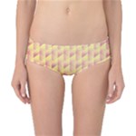 Geometric Pink & Yellow  Classic Bikini Bottoms